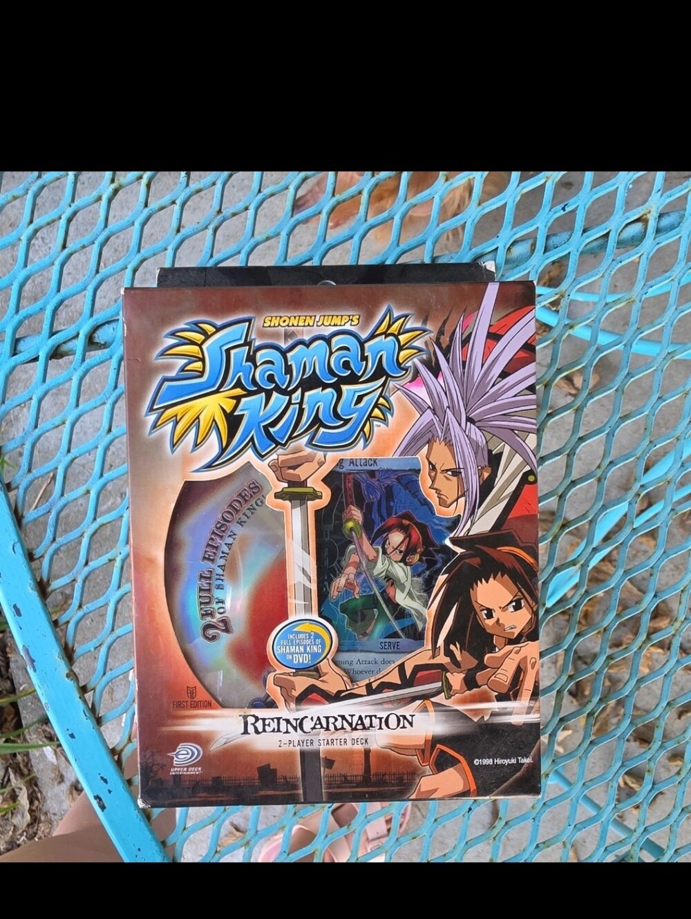 Shonen Jump Shaman King Reincarnation 2 Player CCG Starter Deck 1998 TCG New